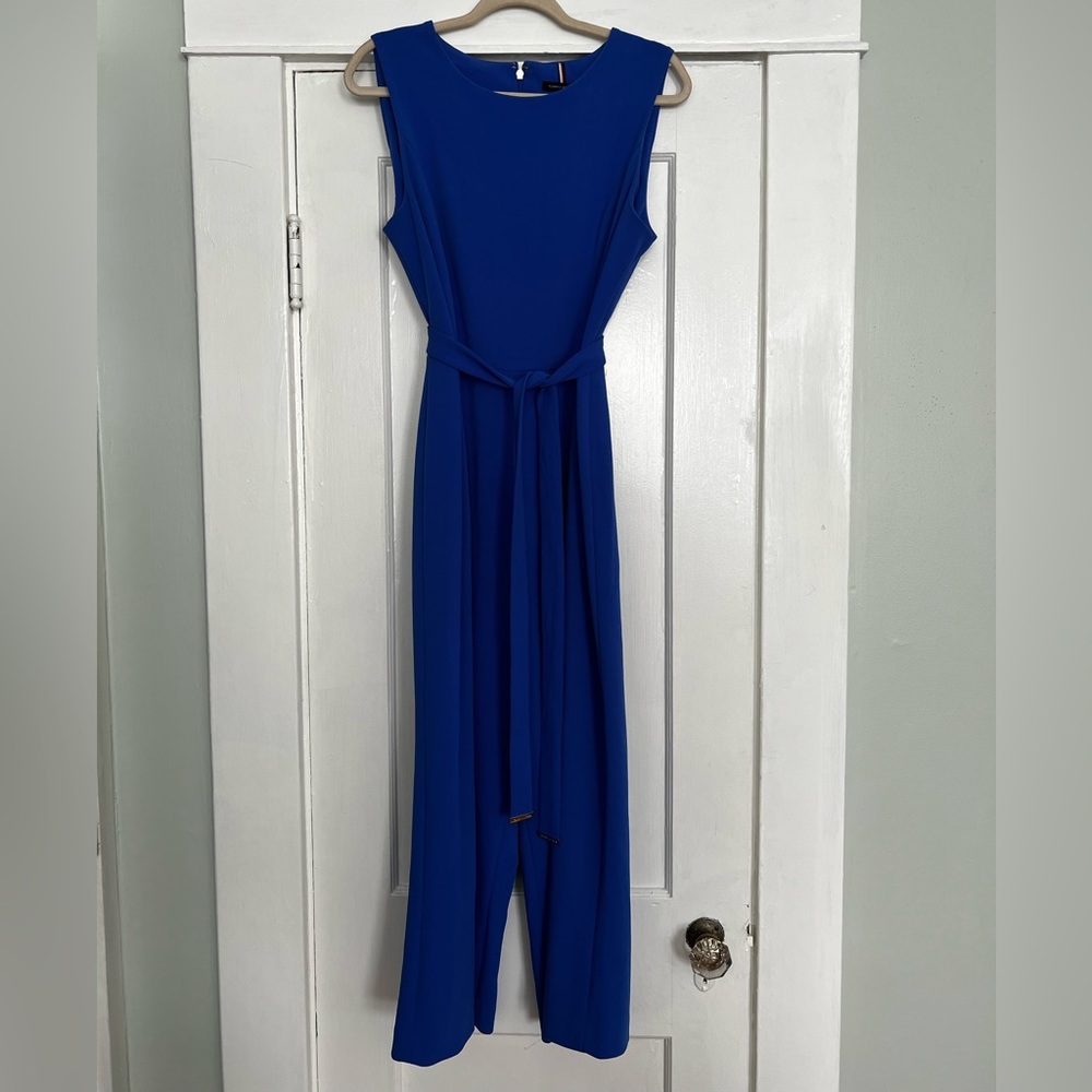 Tommy Hilfiger Blue Sleeveless Jumpsuit Size 12